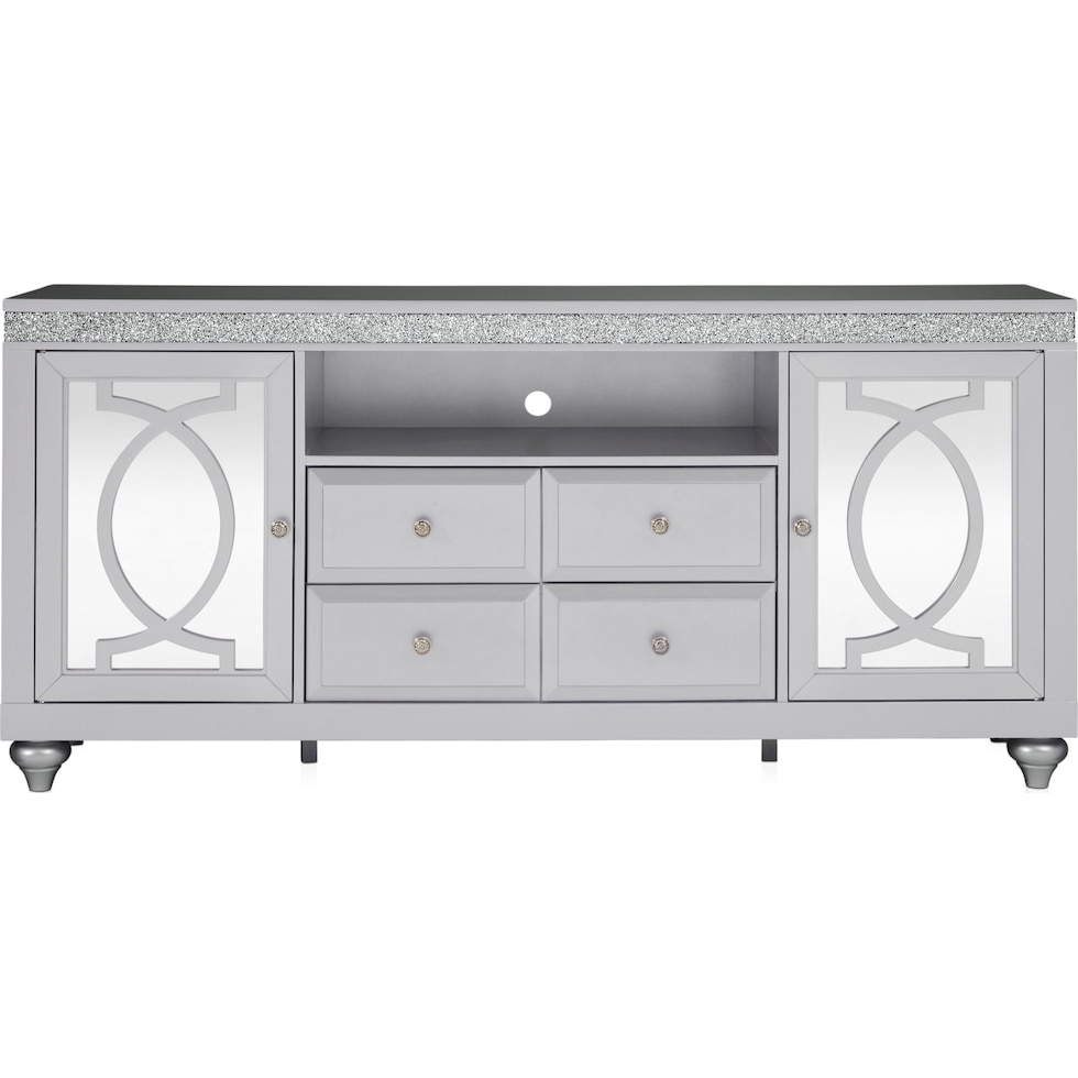 posh tables silver tv stand   