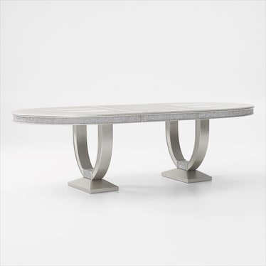 Posh Dining Table and 4 Dining Chairs