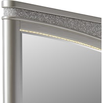 posh silver  pc queen bedroom   