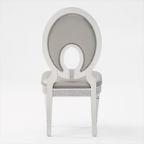 posh silver  pc dining room   