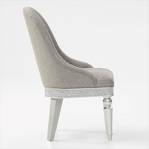 posh silver  pc dining room   