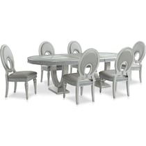 Posh Dining Table and 6 Dining Chairs | American Signature Furniture