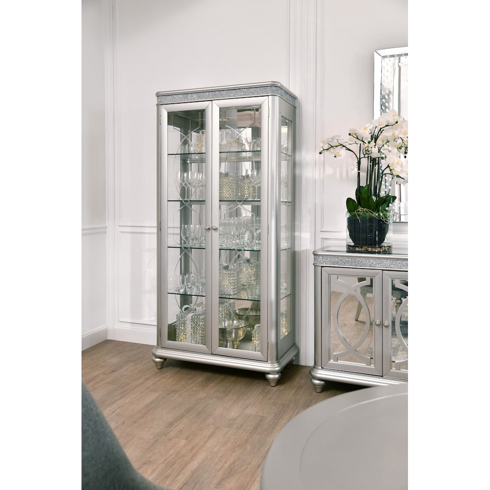 posh silver curio   