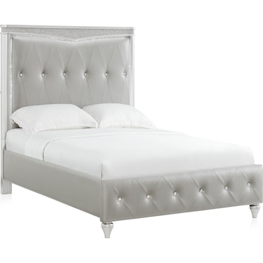 Posh Upholstered Youth Bed