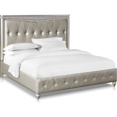 Posh Upholstered Bed