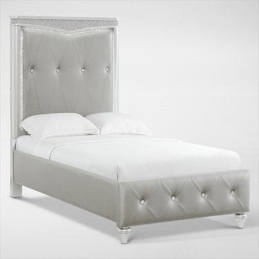 Posh Upholstered Youth Bed