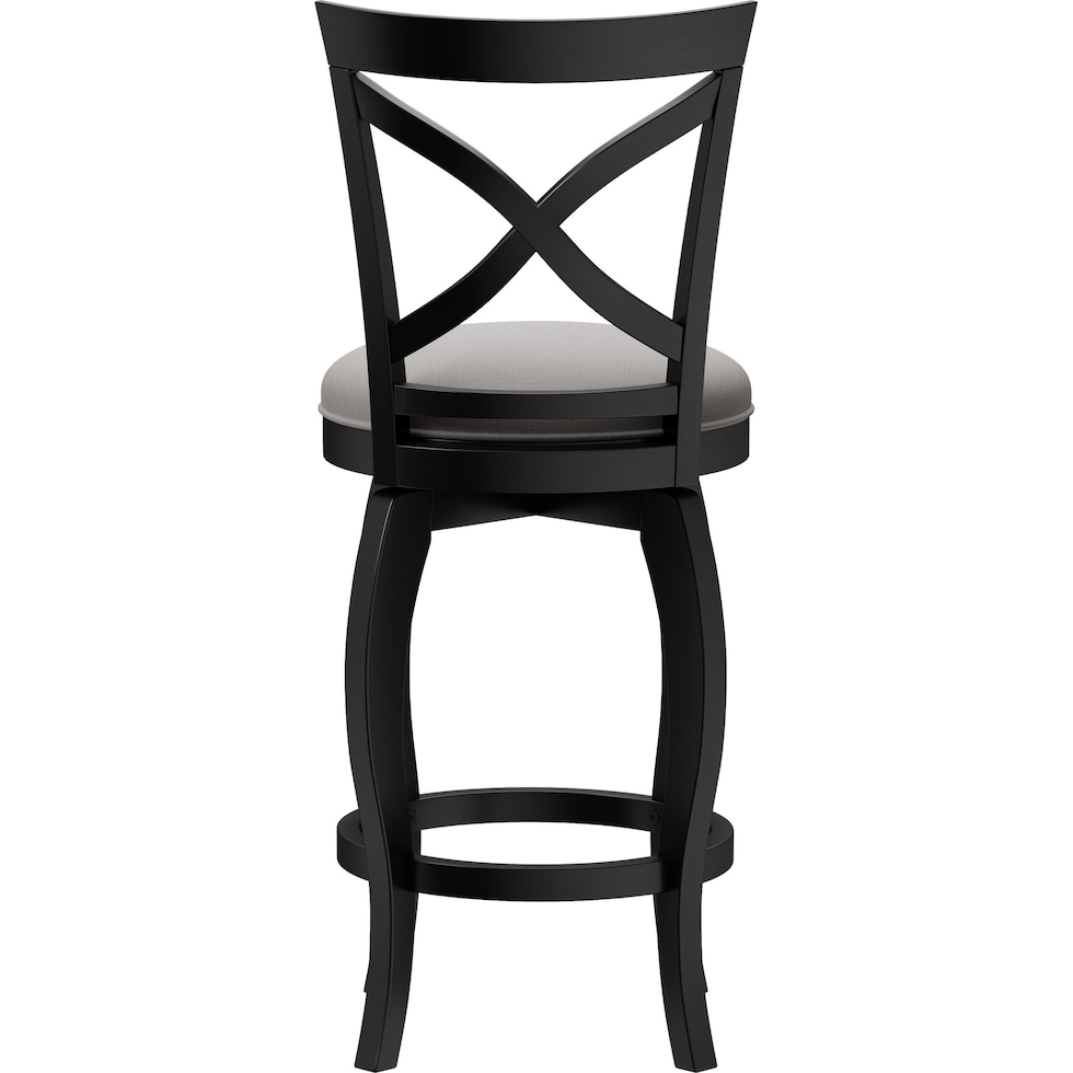 positano black counter height stool   