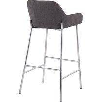 prague gray bar stool   