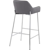 prague gray bar stool   