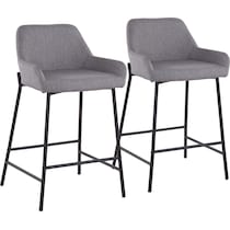 prague gray counter height stool   