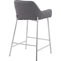 prague gray counter height stool   