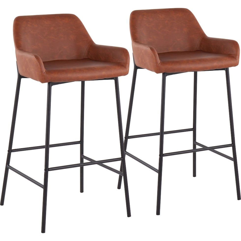 prague light brown bar stool   