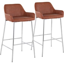prague light brown bar stool   