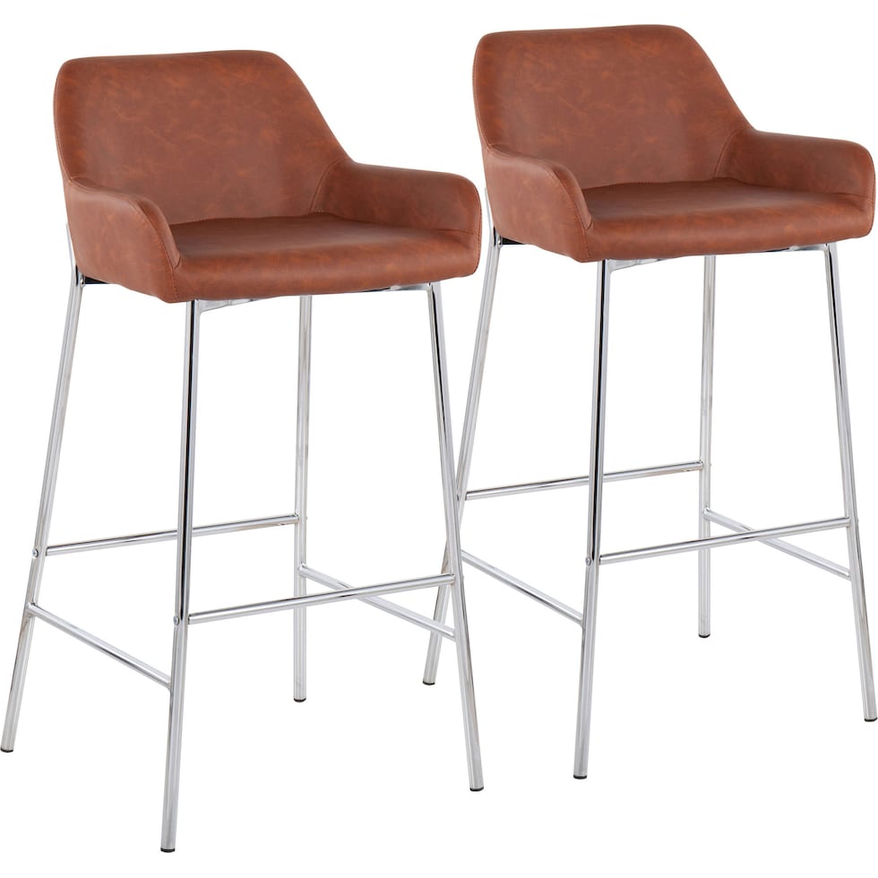 prague light brown bar stool   