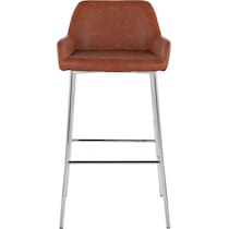 prague light brown bar stool   