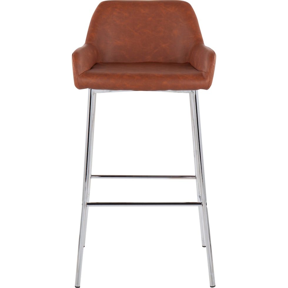 prague light brown bar stool   