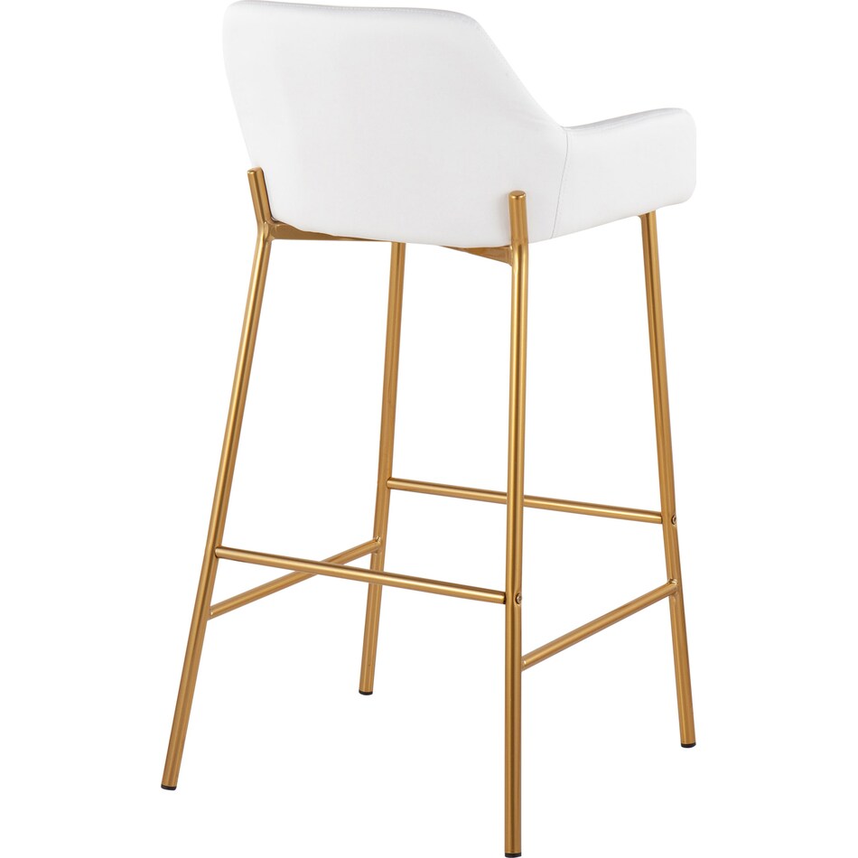 Prague Set of 2 Vegan Leather Stools American Signature Furniture