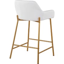 prague white counter height stool   