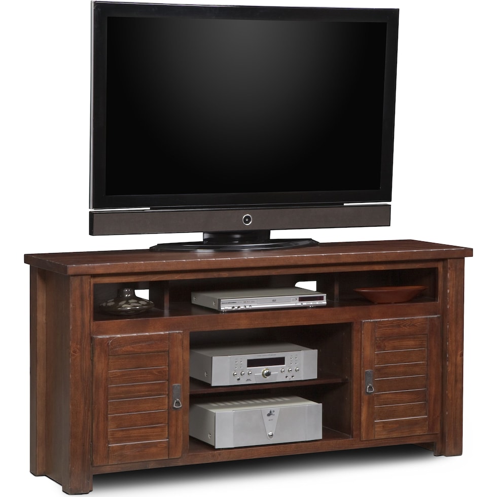 prairie dark brown tv stand   