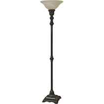 pratibha dark brown table lamp   