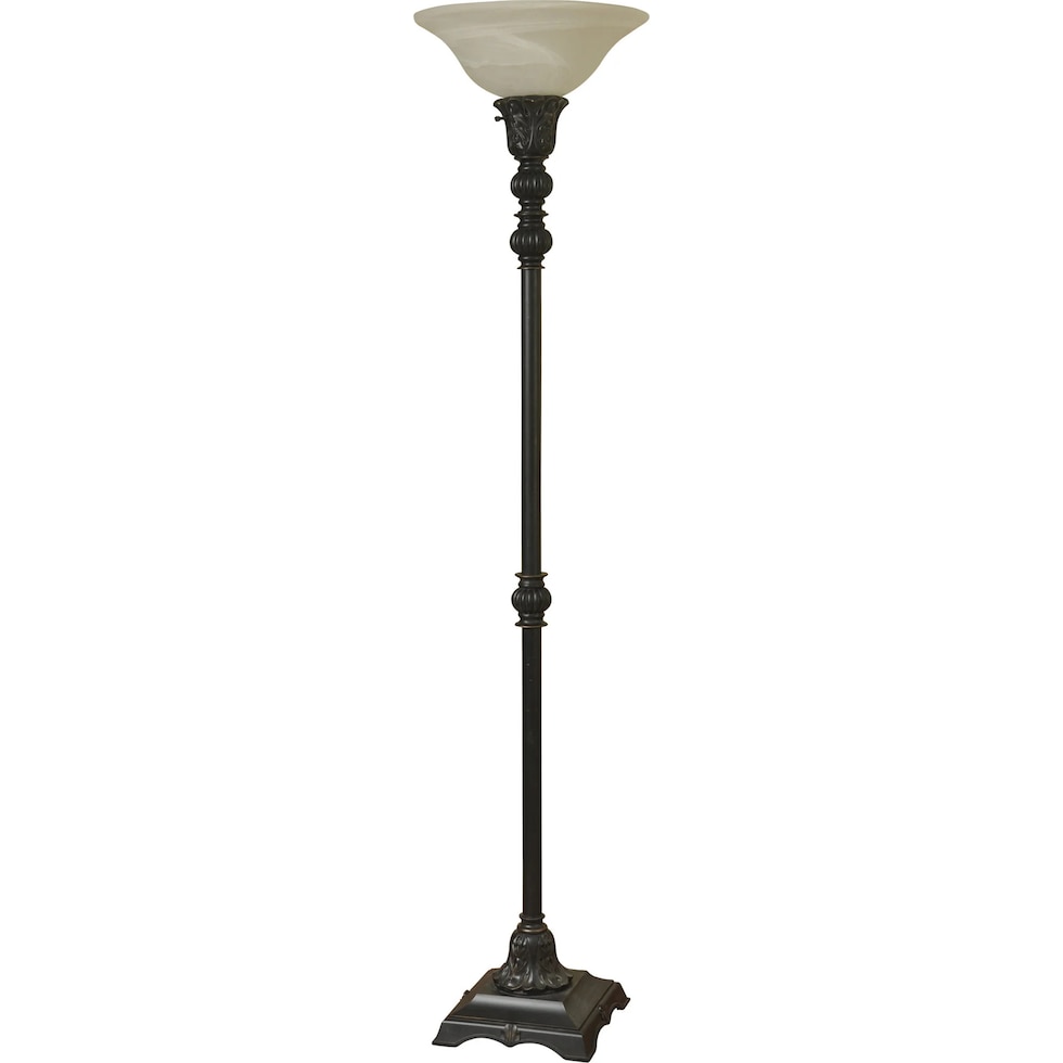 pratibha dark brown table lamp   