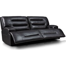 preston black  pc power reclining living room   
