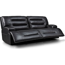 preston black sofa   