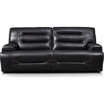 preston black sofa   