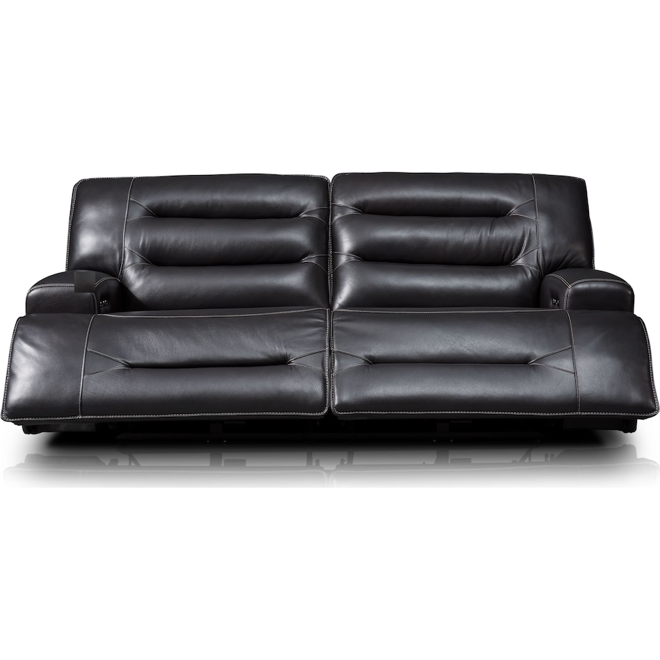 preston black sofa   