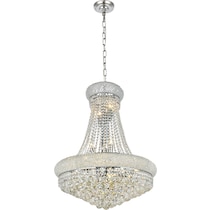 primo glass chandelier   