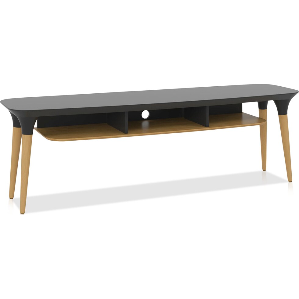princeton black cinnamon tv stand   