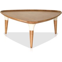 princeton light brown coffee table   