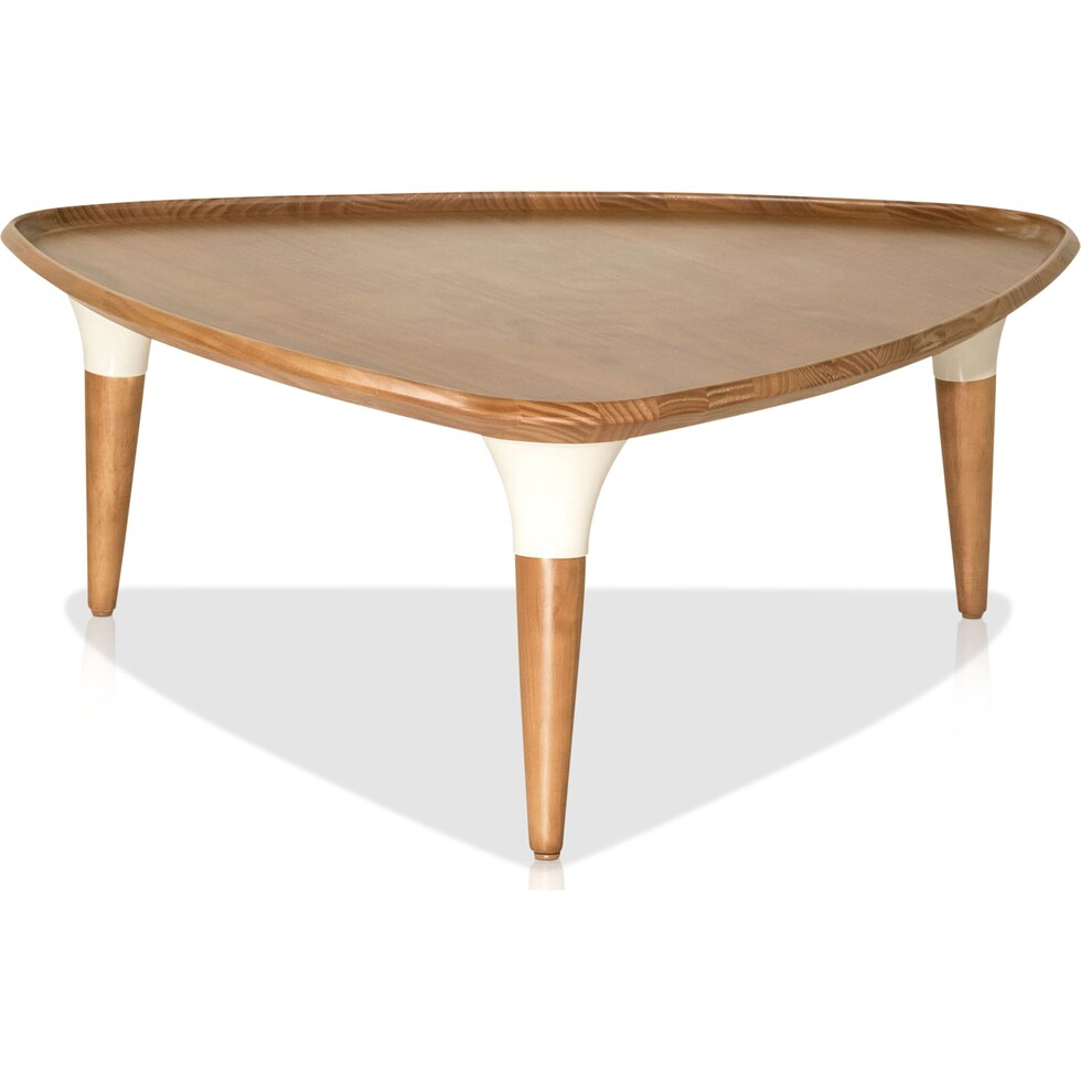 princeton light brown coffee table   