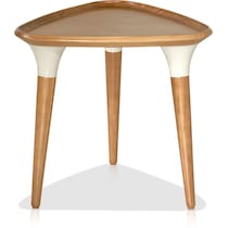 princeton light brown end table   