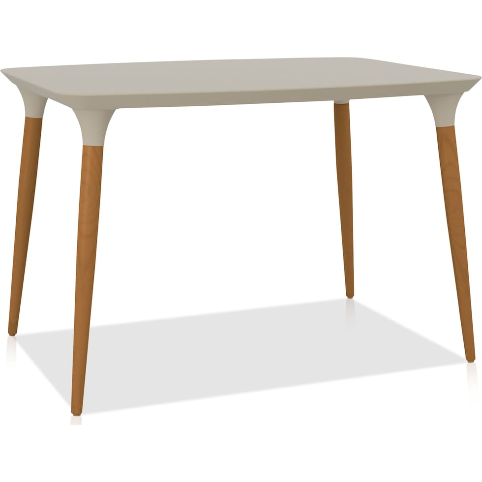 princeton white dining table   