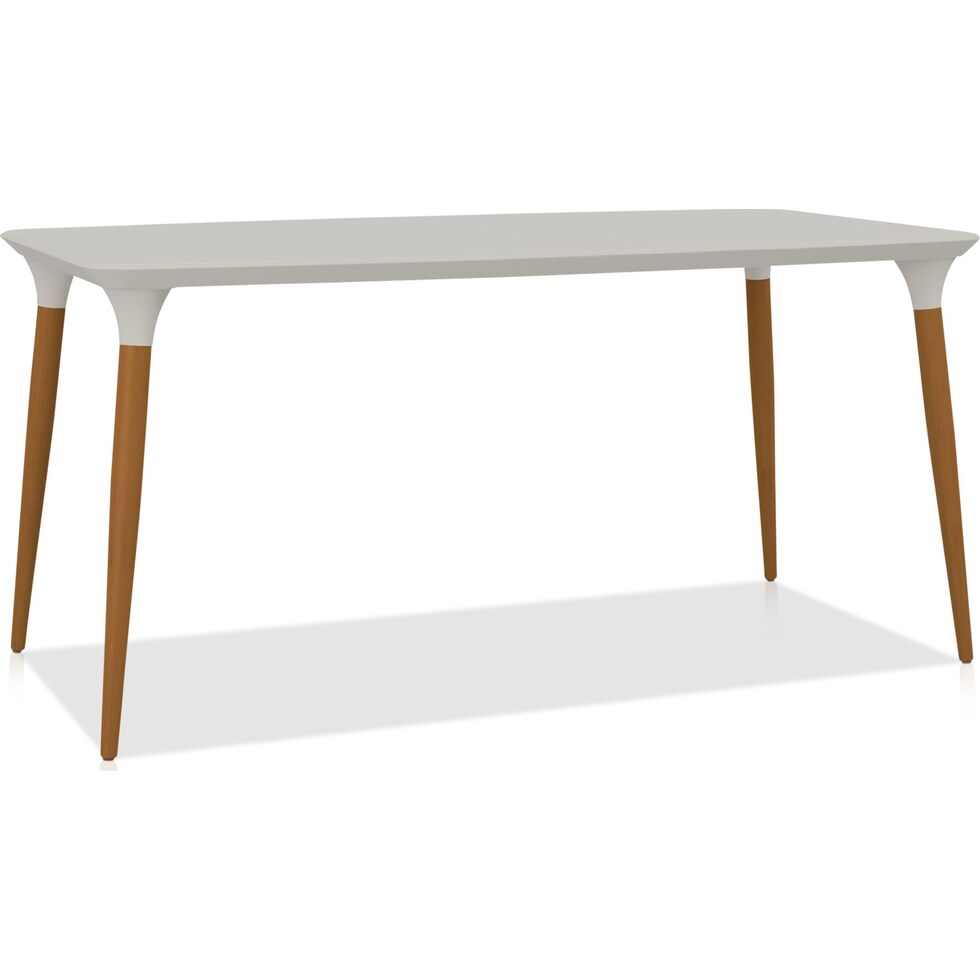 princeton white dining table   