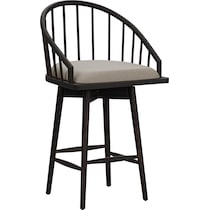priscilla black counter height stool   