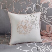 prissy gray king bedding set   