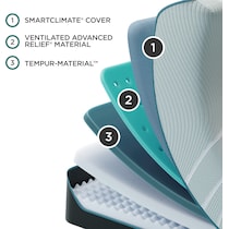 pro adapt  white queen mattress   