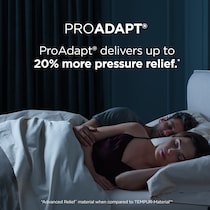pro adapt  white queen mattress   