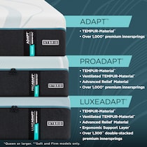 pro adapt  white queen mattress   