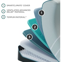 pro adapt  white split king mattress   