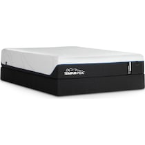pro adapt white king mattress split low profile foundation set   