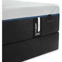 pro adapt white king mattress split low profile foundation set   
