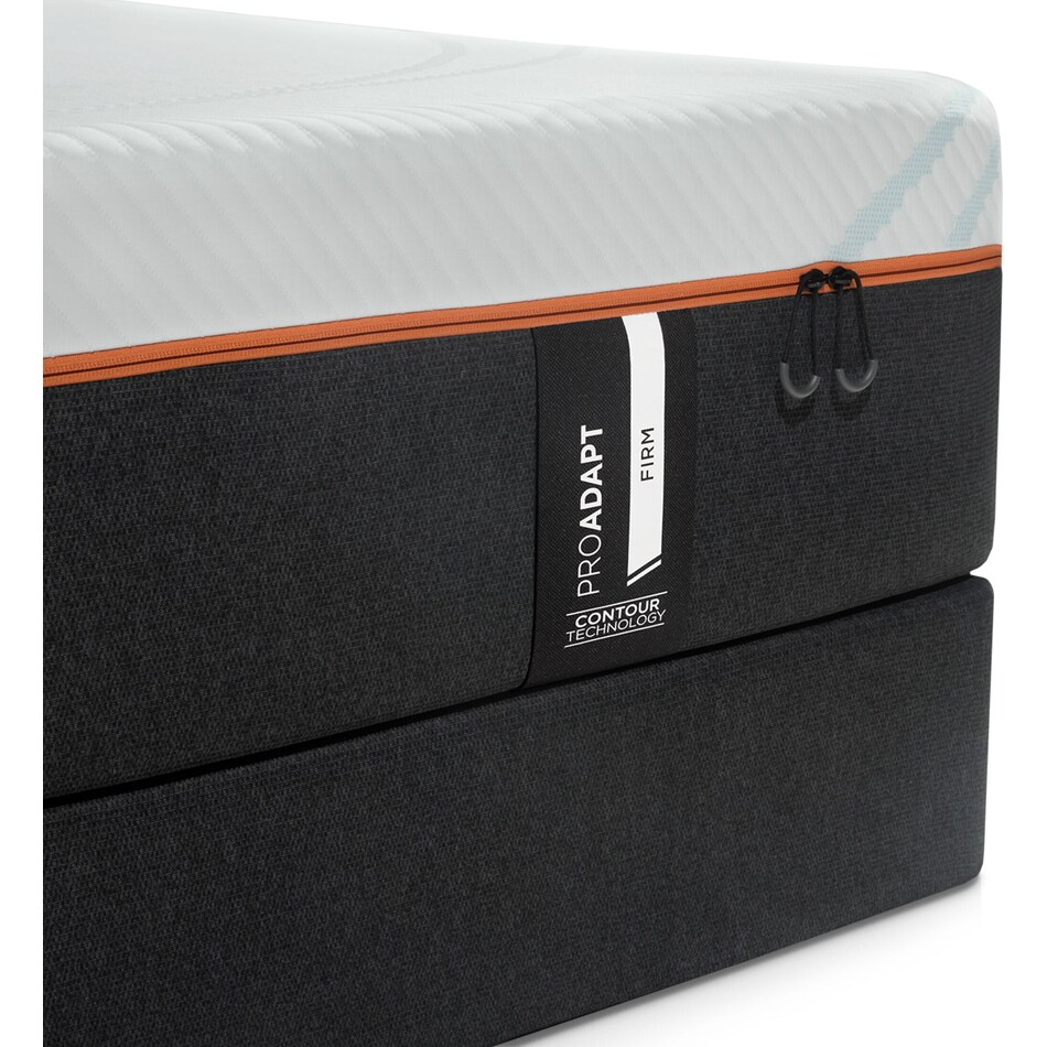 pro adapt white split california king mattress foundation set   