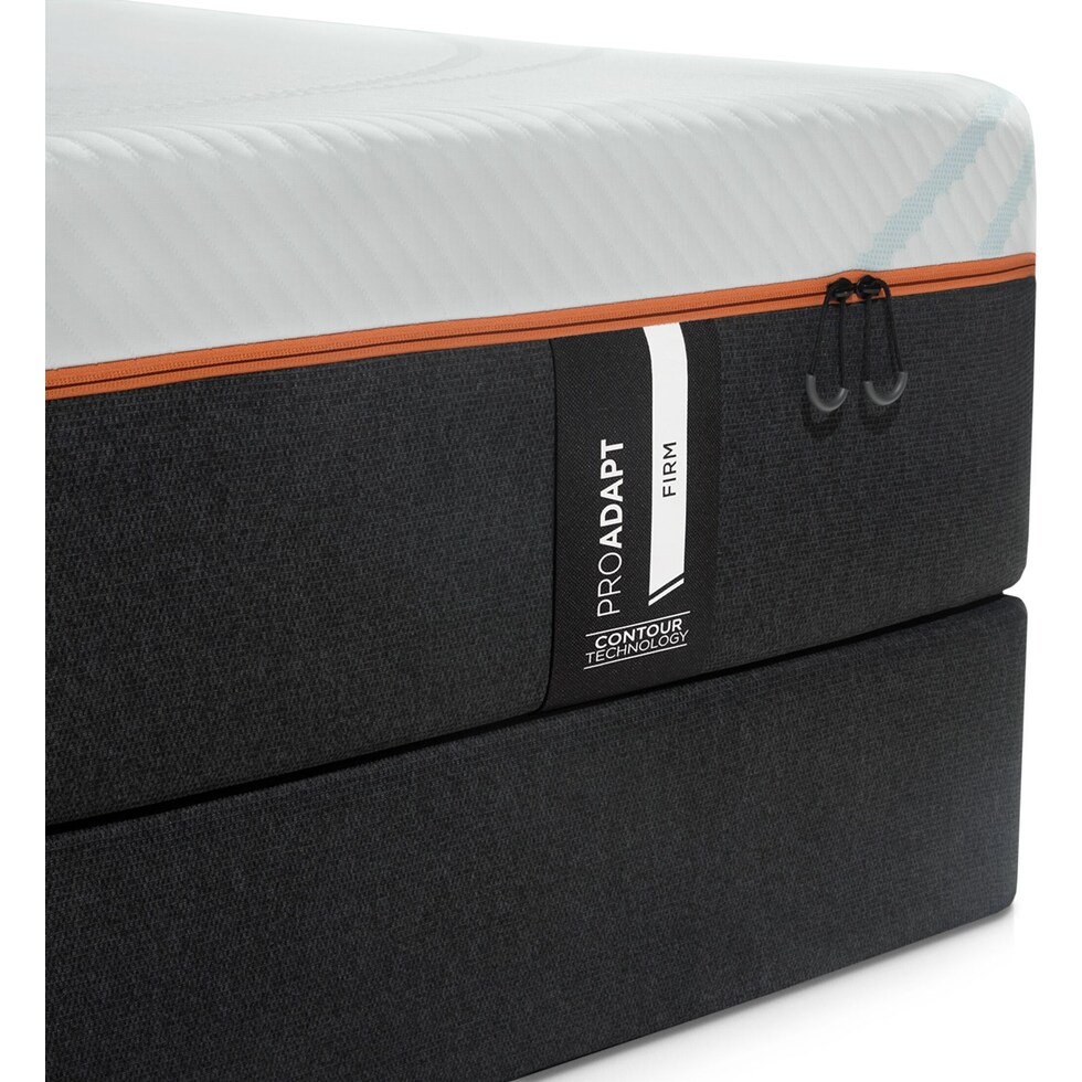 pro adapt white twin mattress low profile foundation set   
