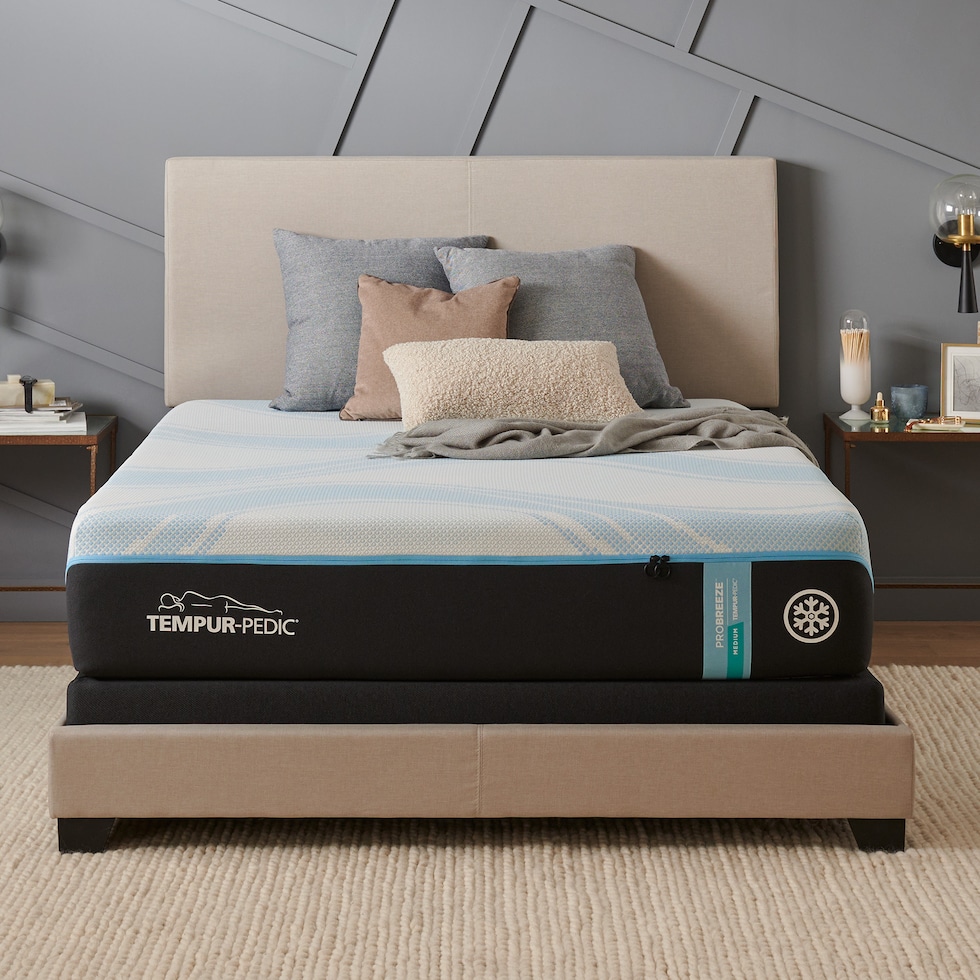 pro breeze white queen mattress   