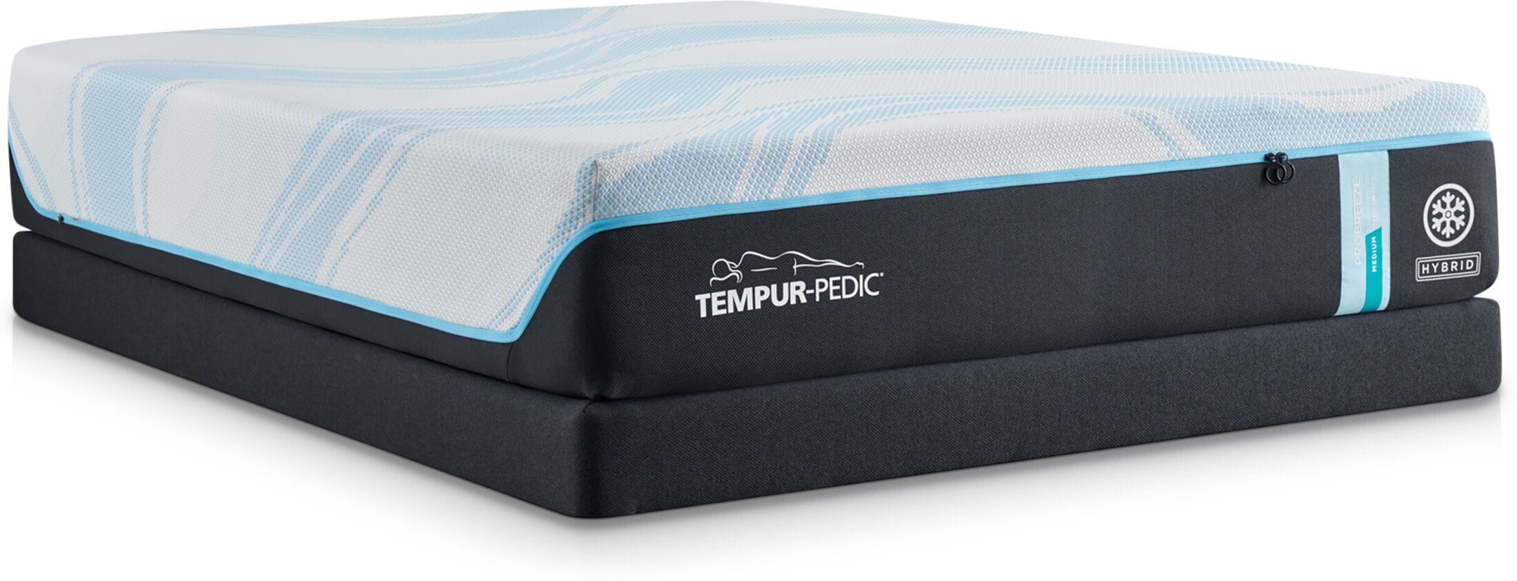 TempurPedic® TEMPURProBreeze® 2.0 Medium Hybrid King Mattress and