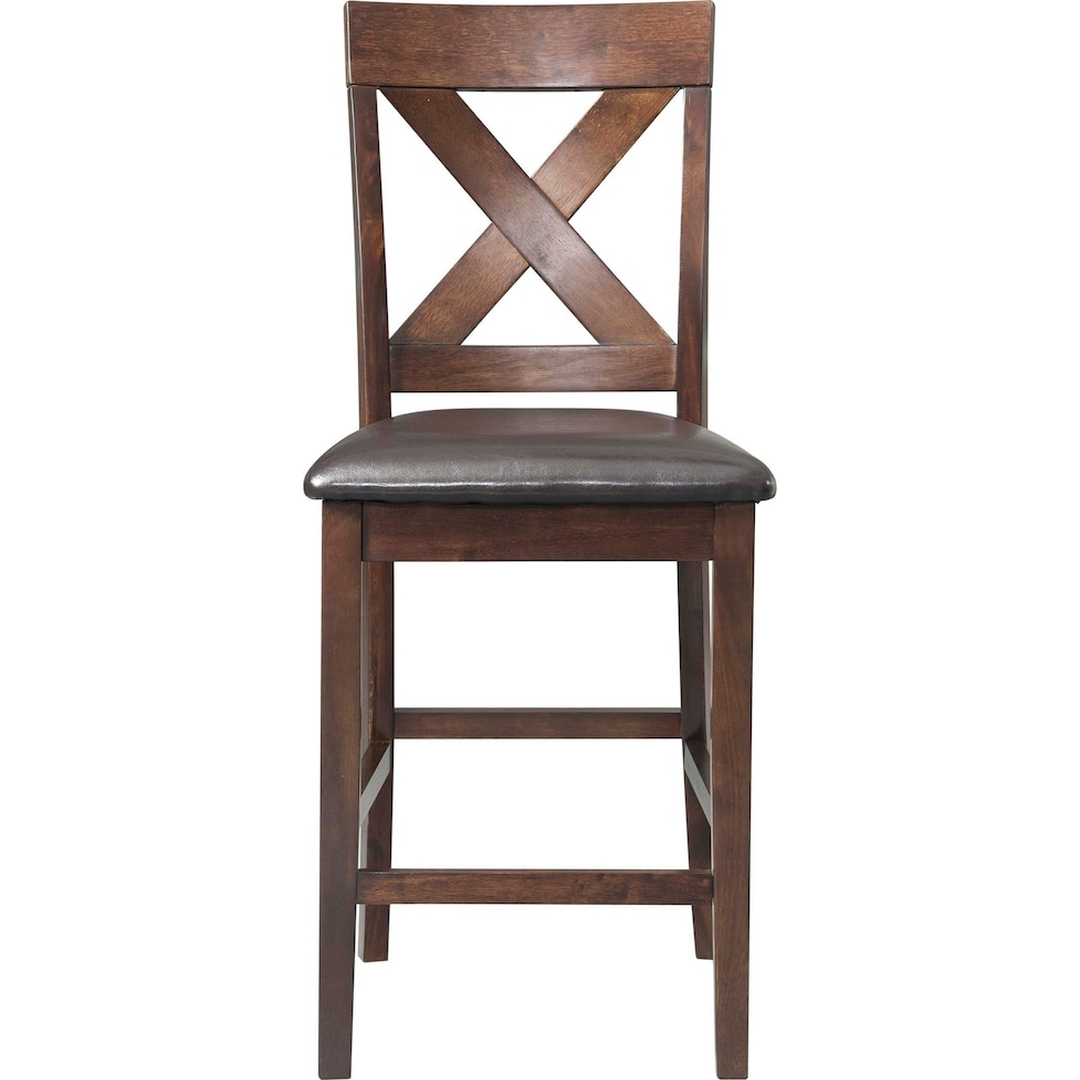 prospect dark brown counter height stool   