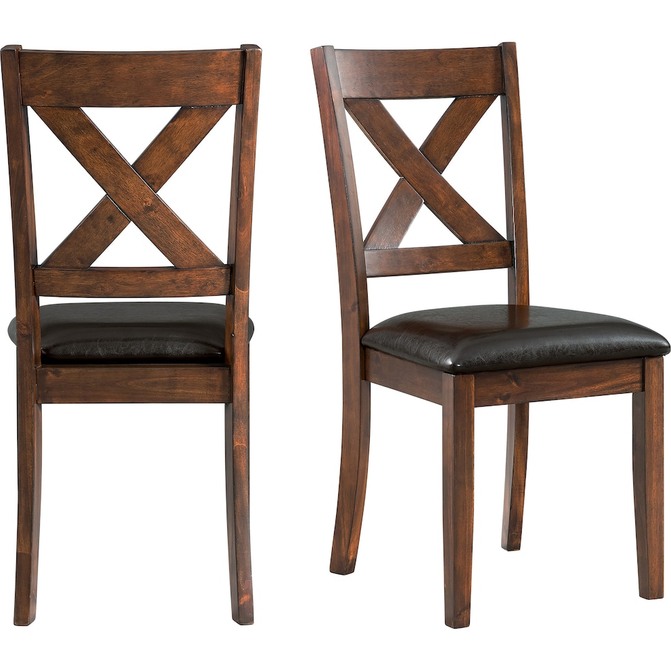 prospect dark brown dining chair   